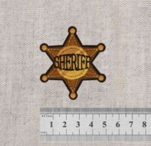 Iron on Motif: Sheriff