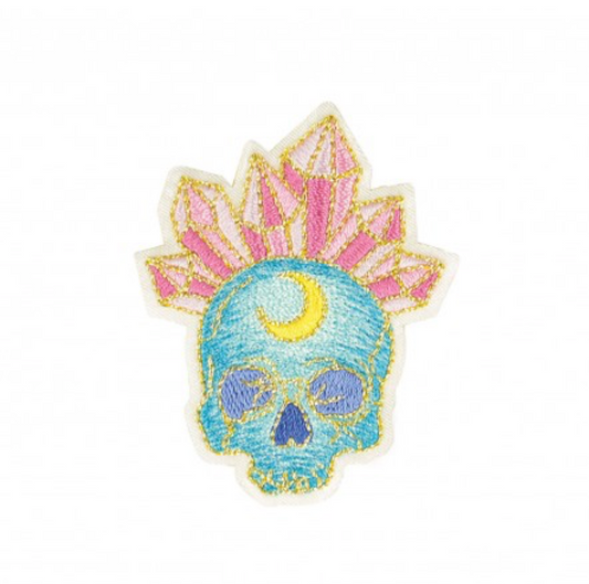 Iron on Motif: Skull & Gemstone