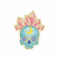 Iron on Motif: Skull & Gemstone