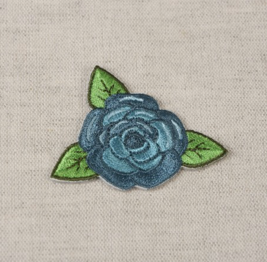 Iron on Motif: Blue Rose