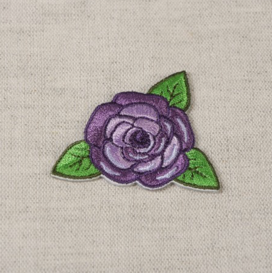 Iron on Motif: Purple Rose