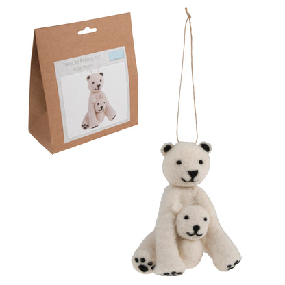 Needle Felting Kit: Polar Bear