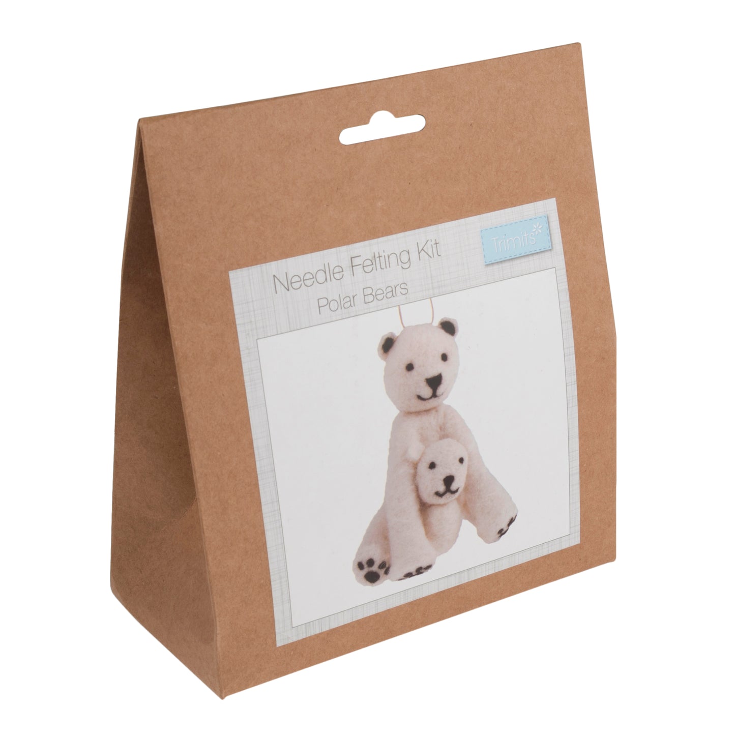 Needle Felting Kit: Polar Bear