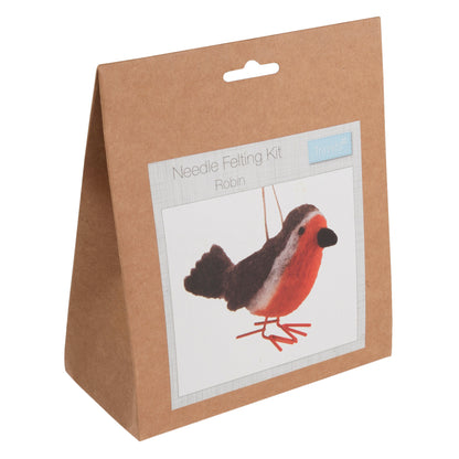 Needle Felting Kit: Robin