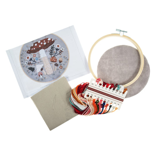 Embroidery Kit: Toadstool
