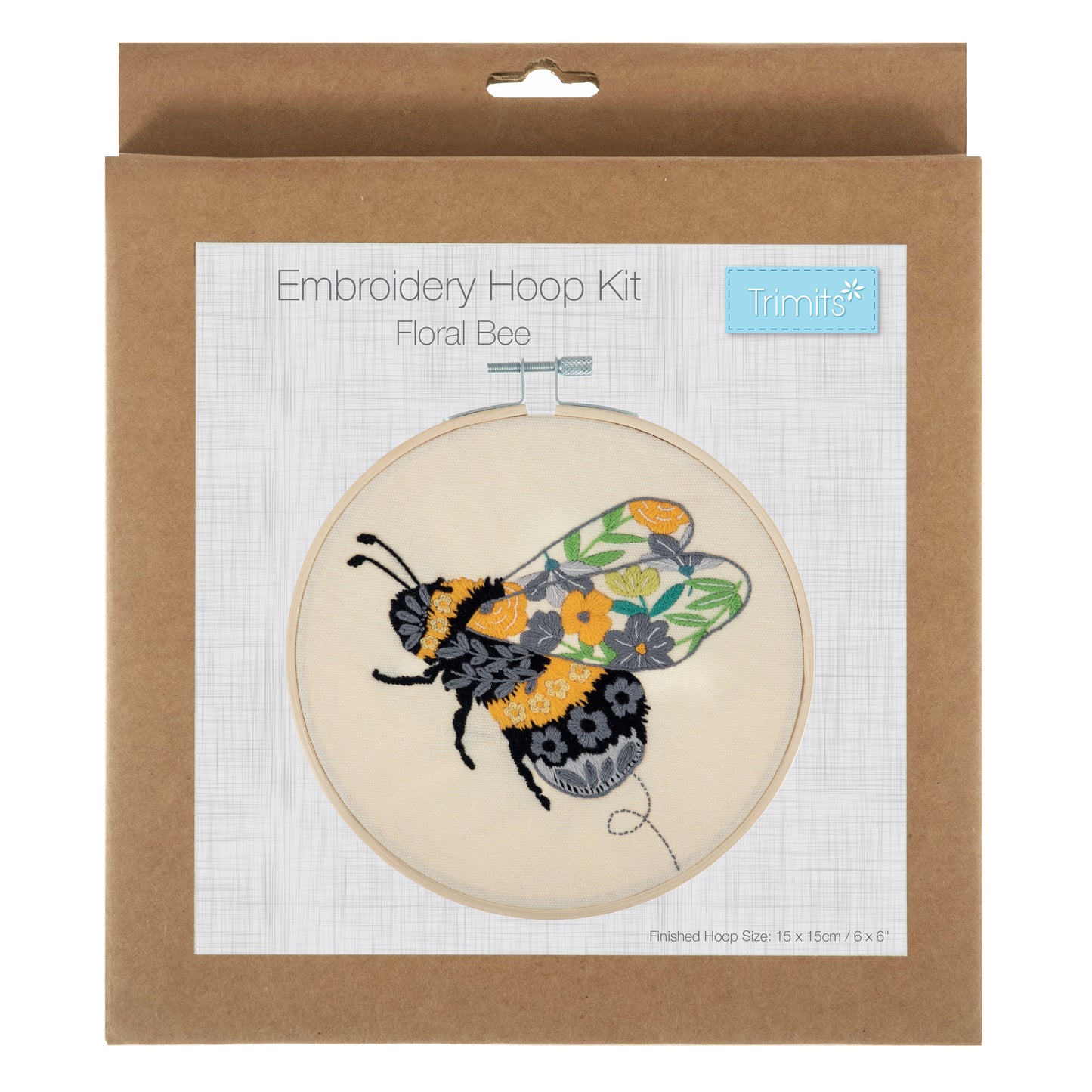 Embroidery Kit: Floral Bee