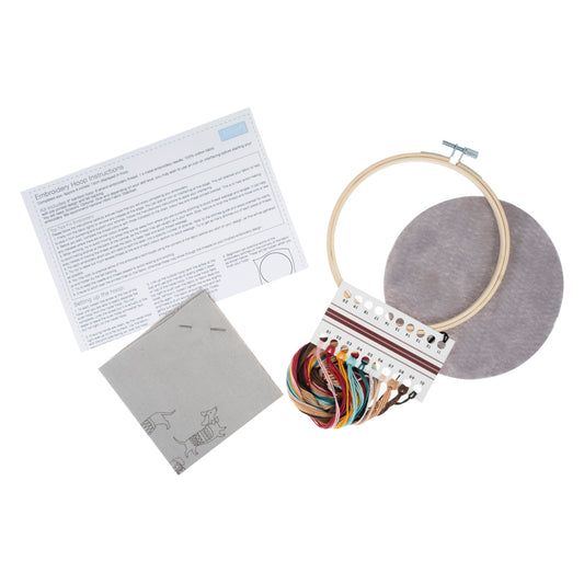 Embroidery Kit: Dogs