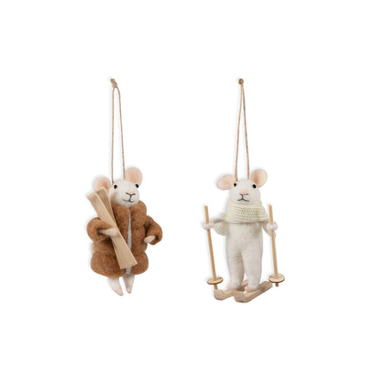 Needle Felting Kit: Sports Mice Duo