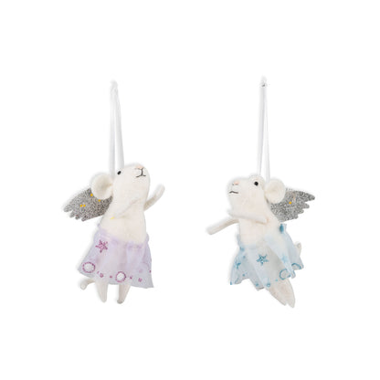 Needle Felting Kit: Angel Mice Duo