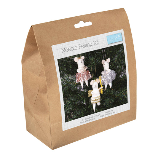 Needle Felting Kit: Ballerina Mice Tro