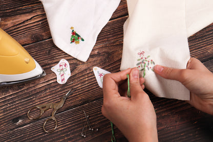 Washable Embroidery Transfer Paper: Christmas