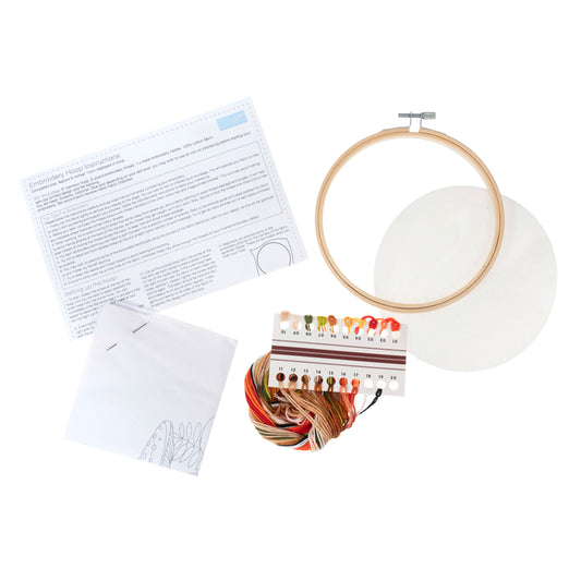 Embroidery Kit: Toadstool Squirrel