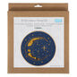 Embroidery Kit with Hoop: Moon