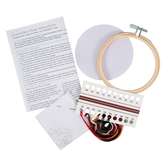 Mini Embroidery Kit: Bird on a Branch