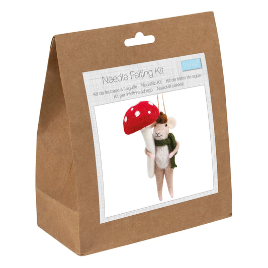 Needle Felting Kit: Woodland Mouse