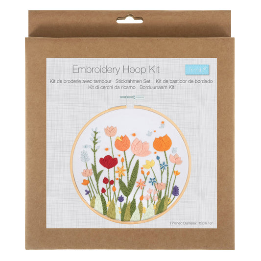 Embroidery Kit with Hoop: Bloom