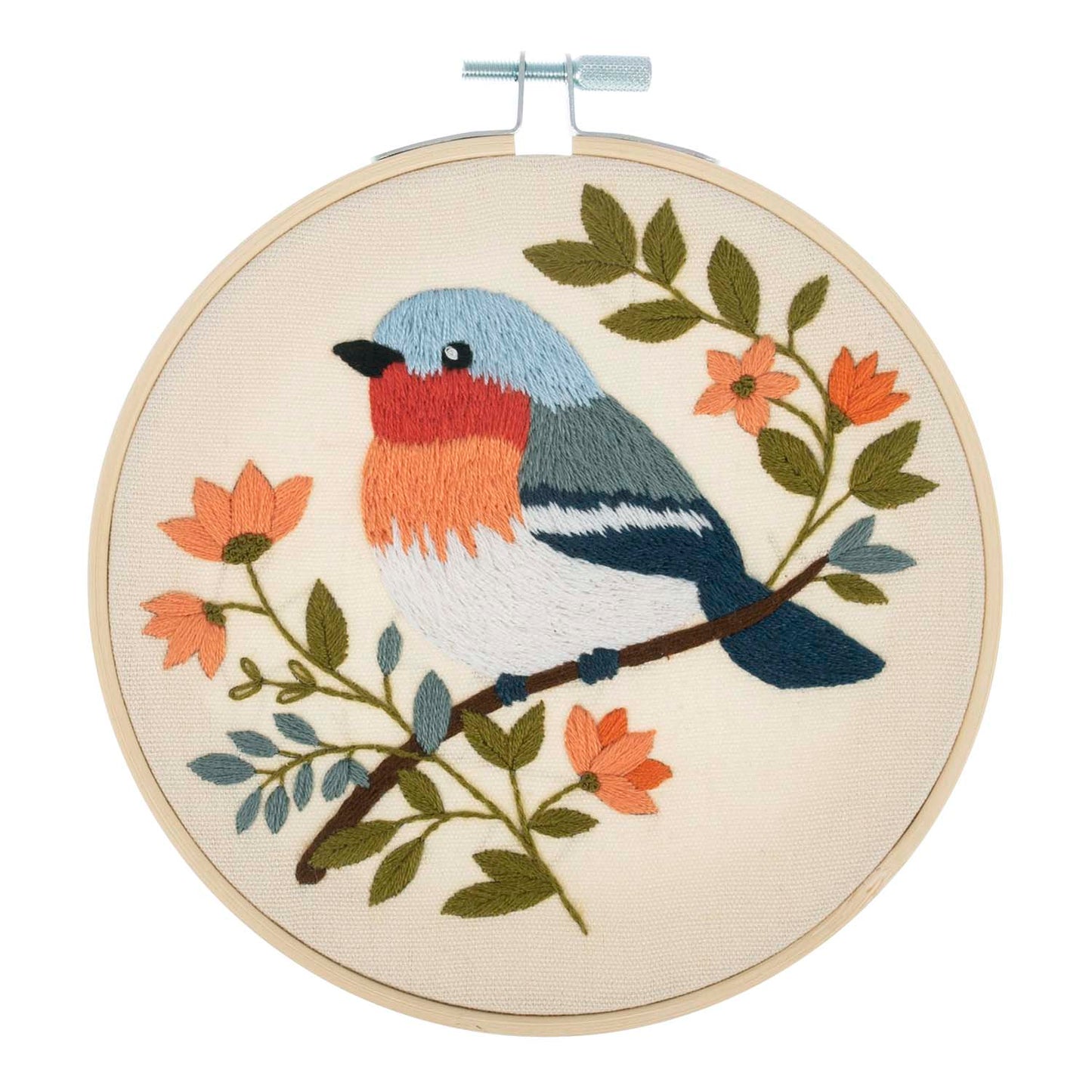 Embroidery Kit with Hoop: Tweet