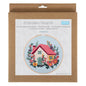 Embroidery Kit with Hoop: House
