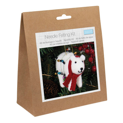 Needle Felting Kit: Polar Bear
