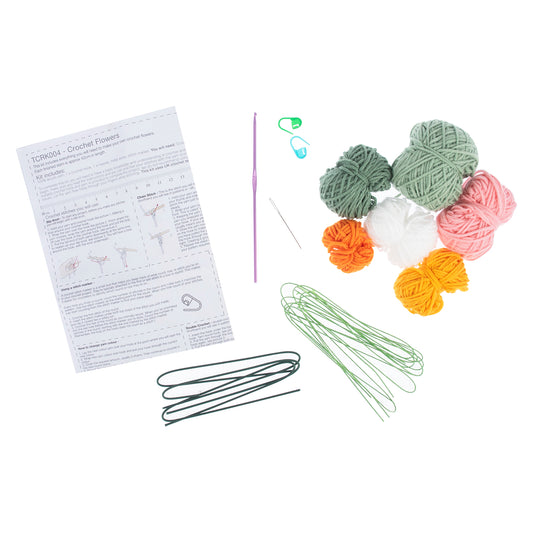 Crochet Kit: Floral Blooms