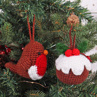 Amigurumi: Christmas: Robin & Pudding