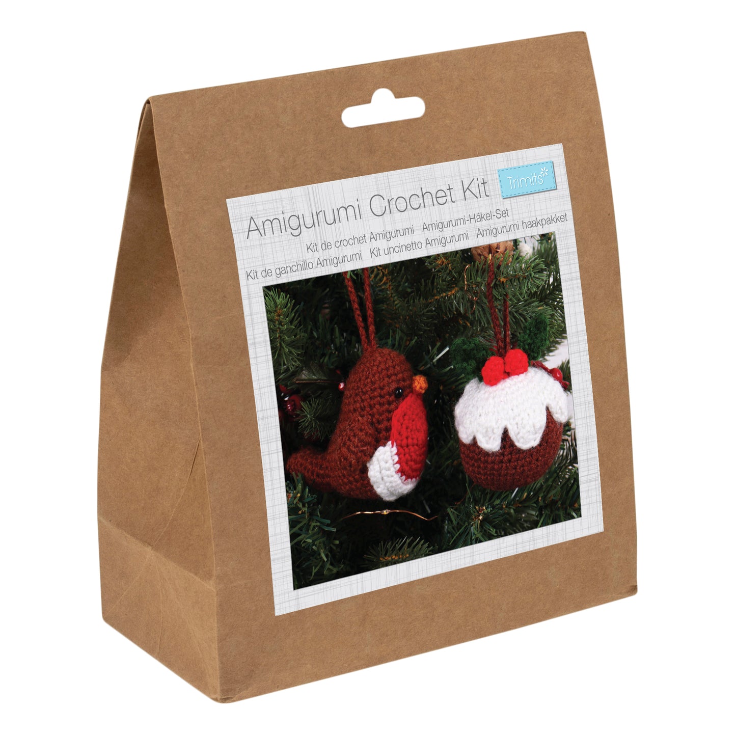 Amigurumi: Christmas: Robin & Pudding
