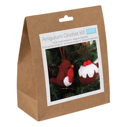 Amigurumi: Christmas: Robin & Pudding