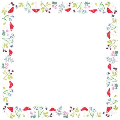 Embroidery Tablecloth Kit: Toadstools