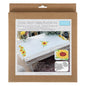 Printed Cross Stitch Table Runner Kit: Sunflowers