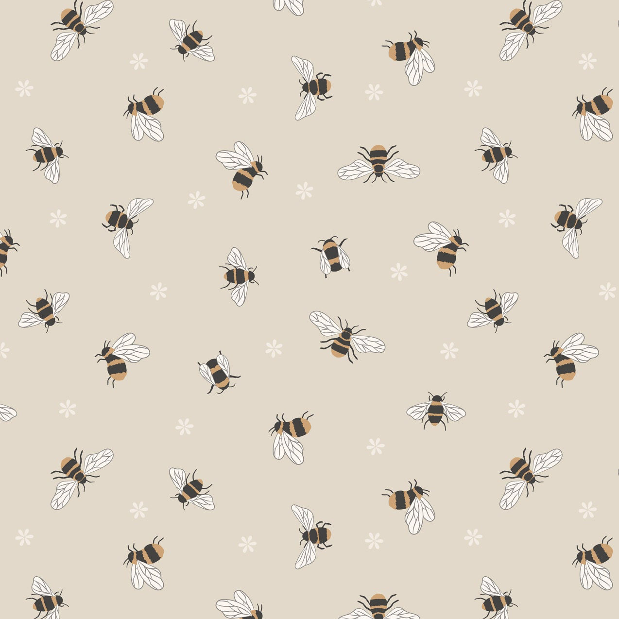 Dark Cream Bees - 108"