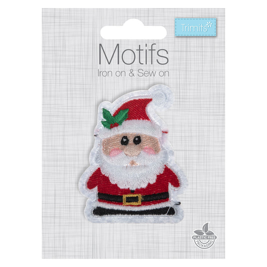 Iron On Motif: Father Christmas