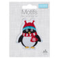 Iron On Motif: Christmas Penguin