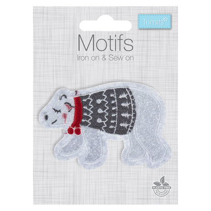 Iron On Motif: Polar Bear