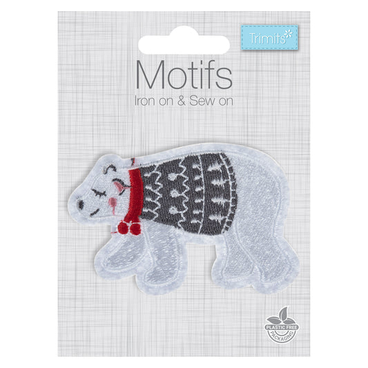 Iron On Motif: Polar Bear