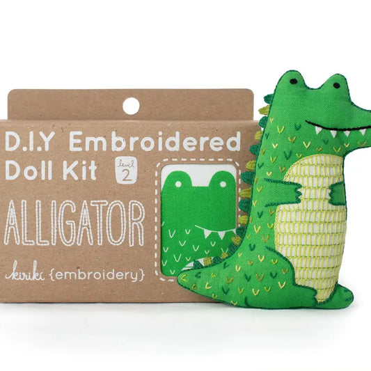 Alligator Embroidery Kit