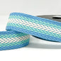 Multi Weave Arrow Webbing - 38mm - Light Blue