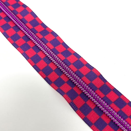 Checkerboard Continuous Zip - No.5